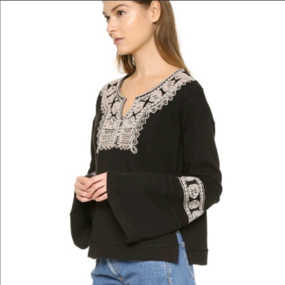 Free People Santa Maria Embroidery Wide Sleeve - Picture 8 of 8